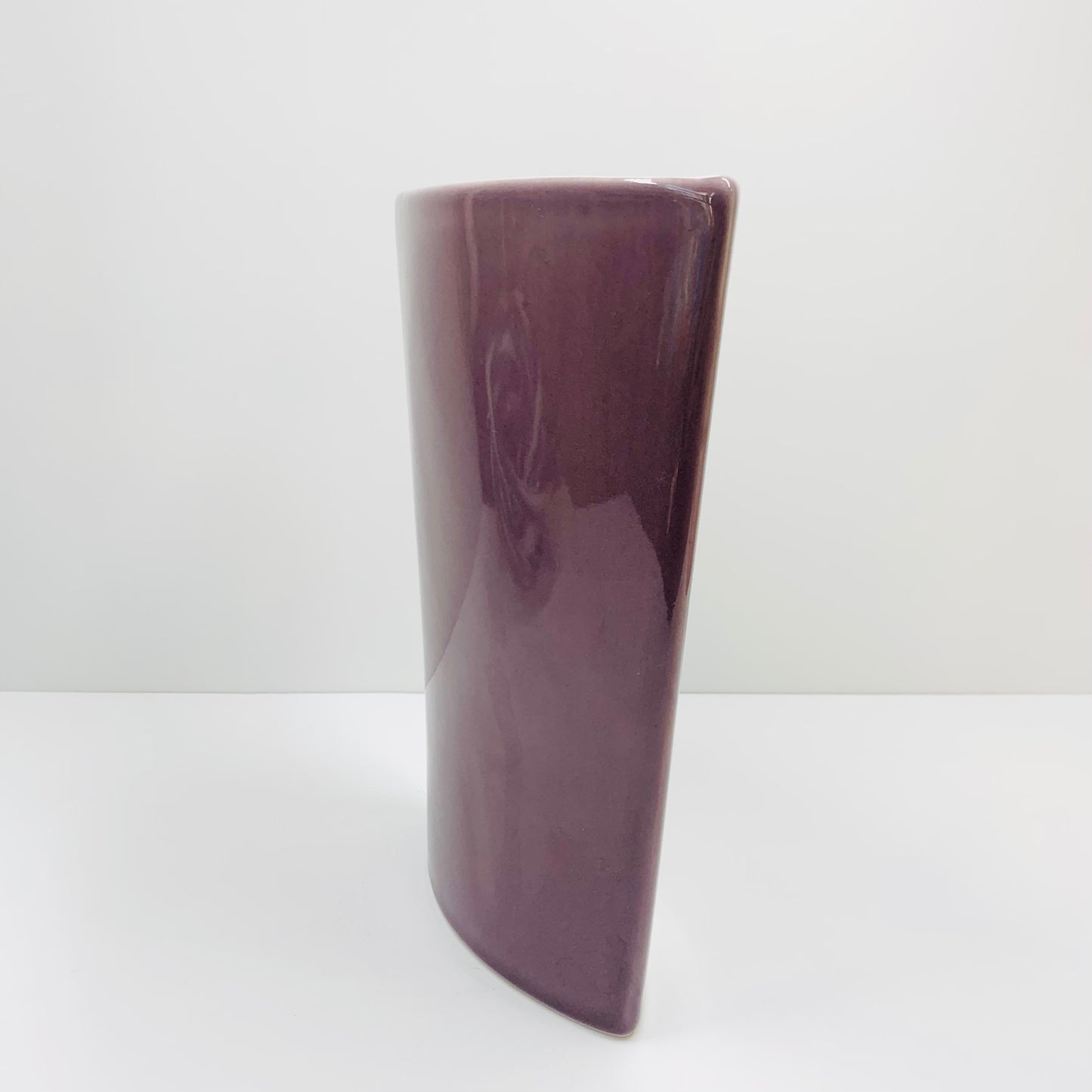 Space Age Thai purple porcelain vase