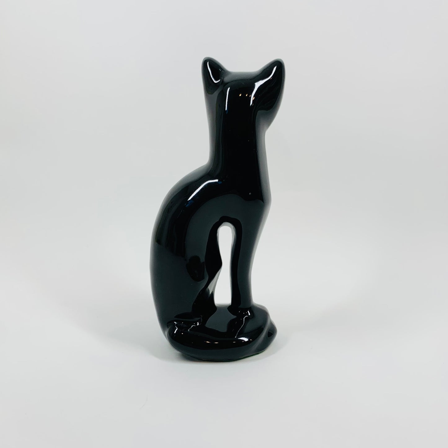 BLACK PORCELAIN CAT