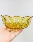 Antique Depression amber glass bowl