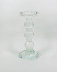 Vintage cut crystal candle holder