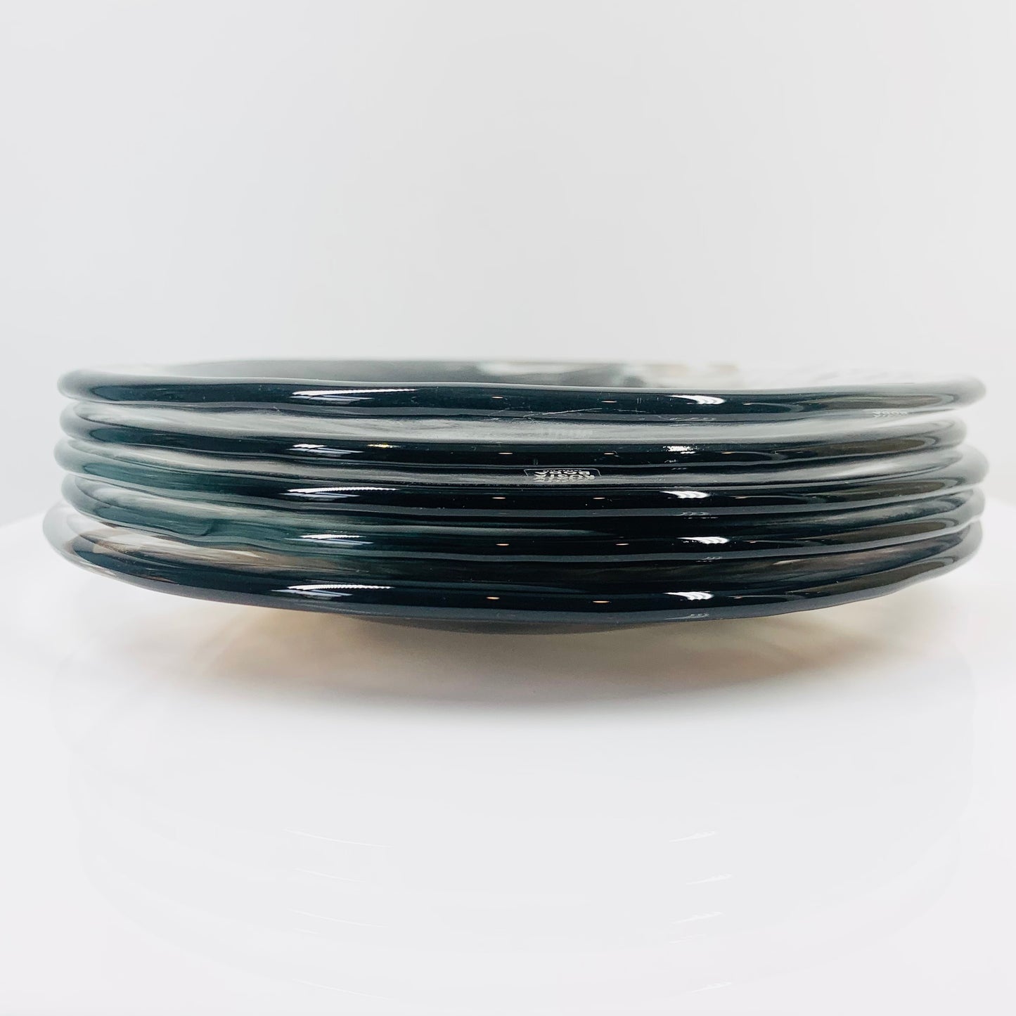 Vintage Kosta Boda hand made glass plate in the Mine series
