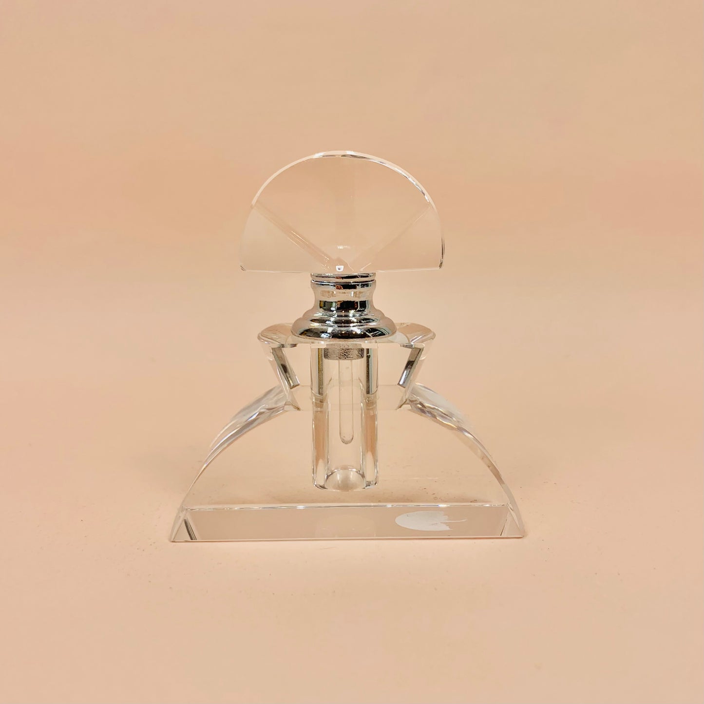 Vintage small Czech crystal perfume bottle