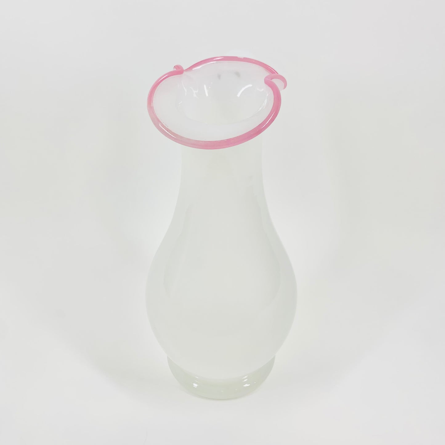 ANTIQUE FRENCH WHITE OPALINE GLASS JUG