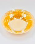 Rare vintage American Fire King lustreware glass serveware