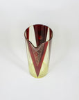 Extremely extremely rare antique Art Deco ruby enamel and citrine glass jug and matching wine glasses set by Karl Palda