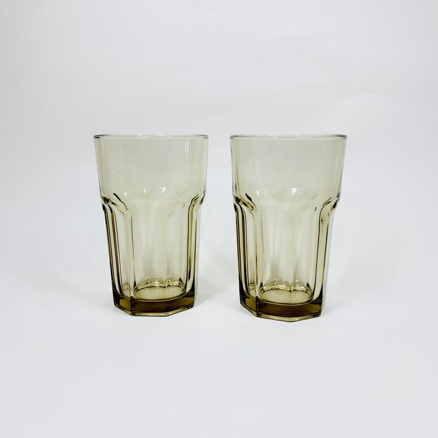 Vintage grey water/highball glasses