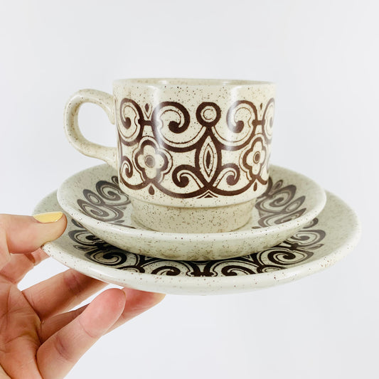 Rare Midcentury ironstone tea set by Biltons