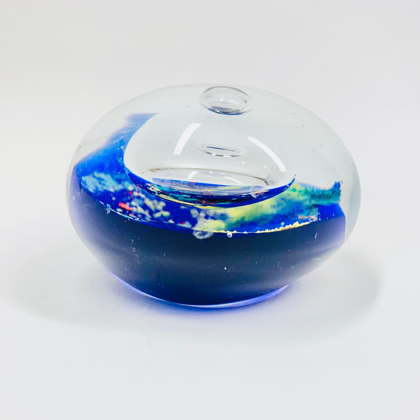 Space Age Murano cosmic glass paperweight
