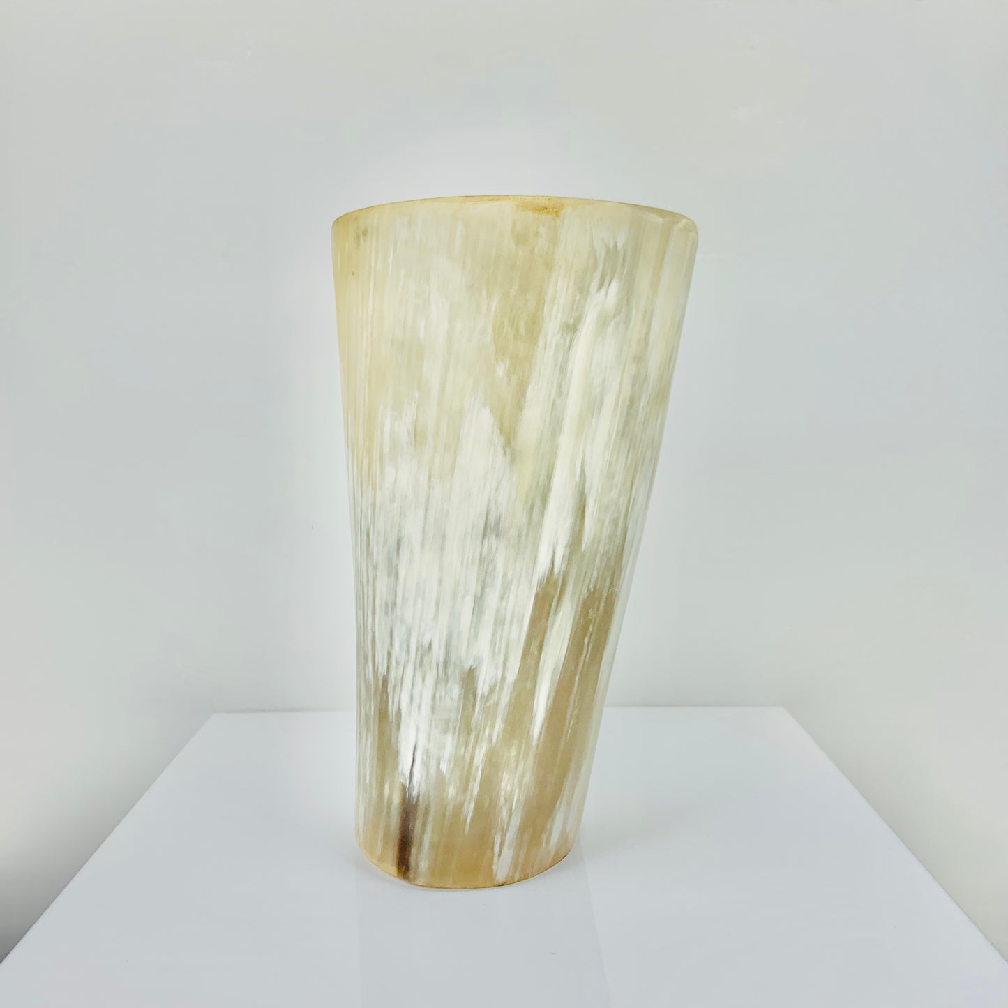 Antique hand made bone vase