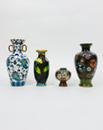 Rare antique Japanese mini cloisonné vase