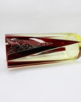 Extremely extremely rare antique Art Deco ruby enamel and citrine glass jug and matching wine glasses set by Karl Palda