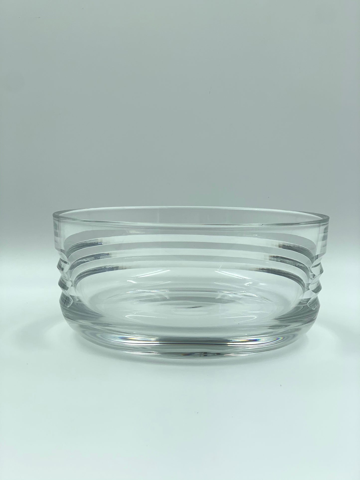 Stunning vintage Mikasa cut crystal bowl, signed