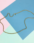 1970s Oroton commercial alloy bronze rope gold chain
