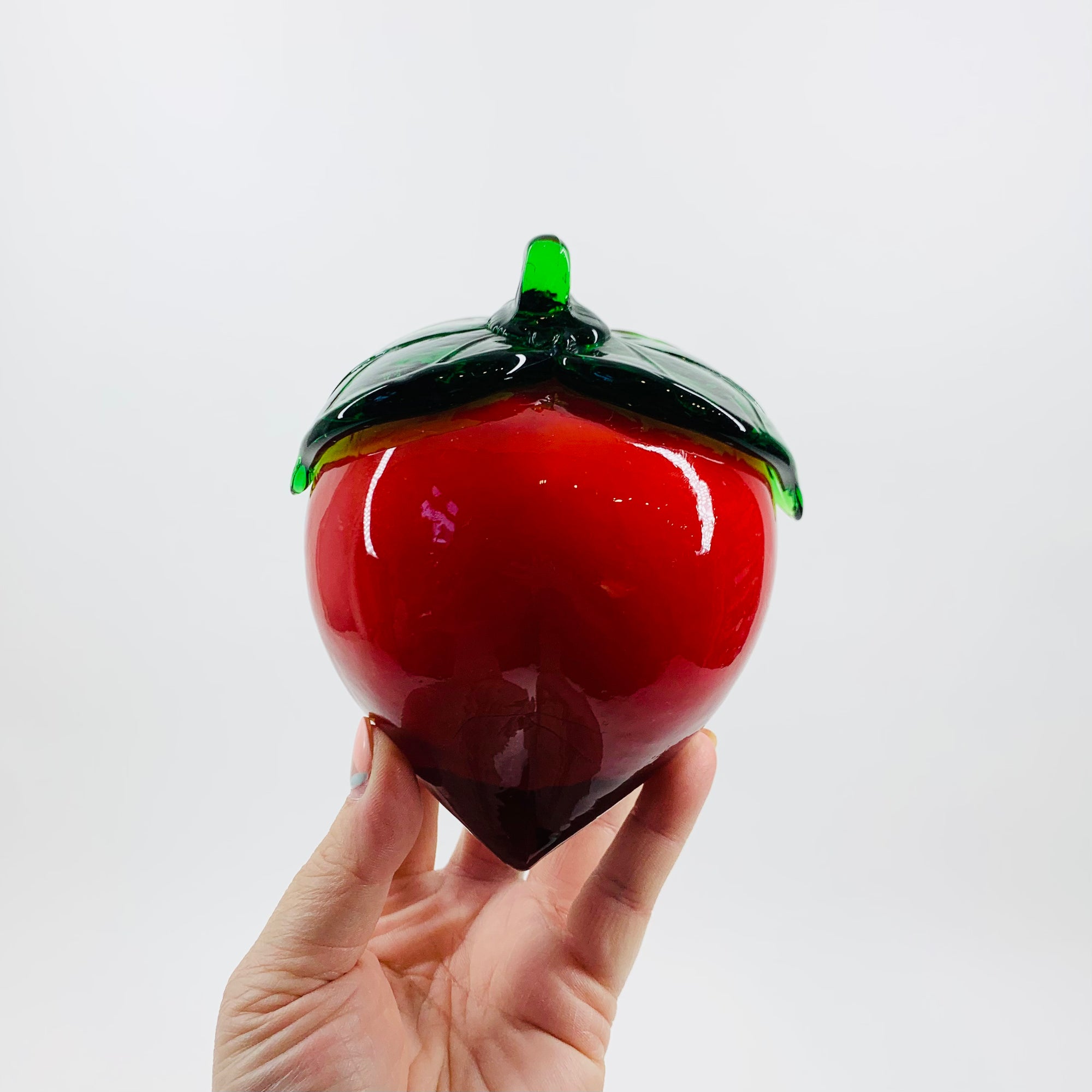 Midcentury Italian glass fruit
