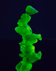 URANIUM GLASS LOVERS FIGURINE