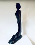 MCM black porcelain figurines of a couple