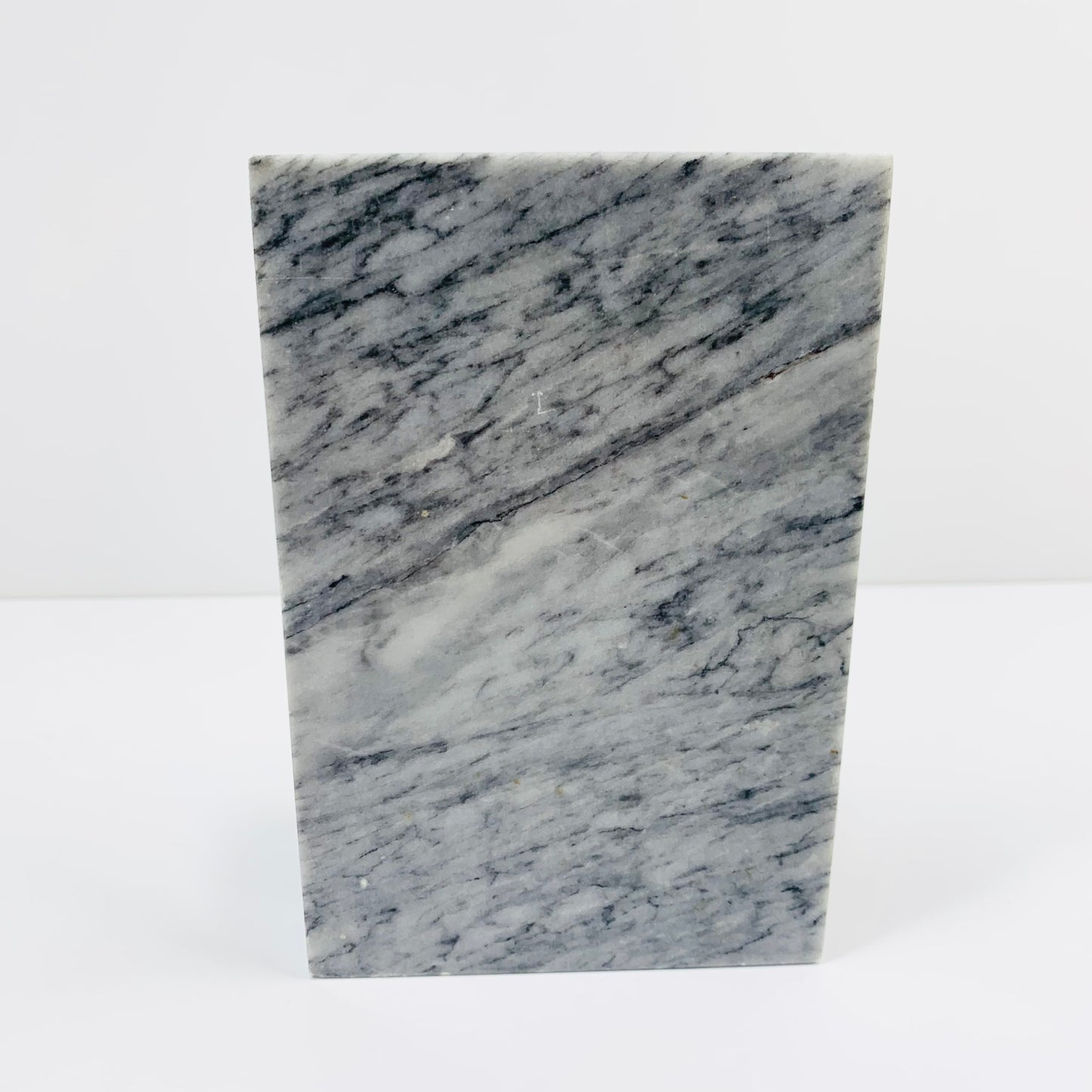 Art Deco Carrara marble bookend