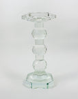 Vintage cut crystal candle holder