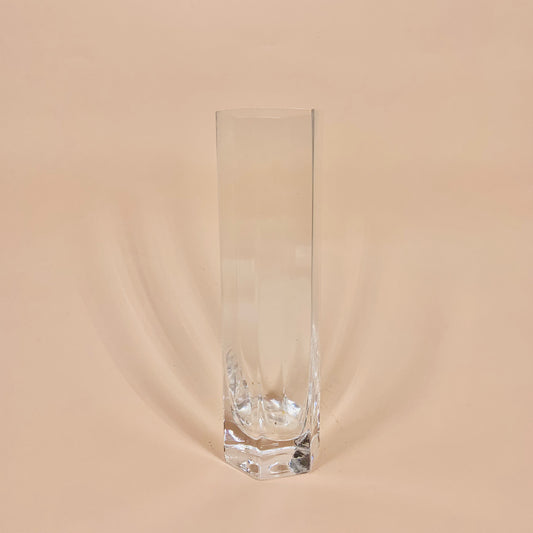 Vintage hand made Sea of Sweden Glasbruk glass posy vase