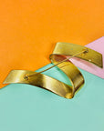 Rare Monet gold plated waves brooch