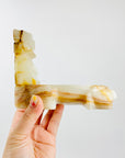 Midcentury onyx Aztec ashtray