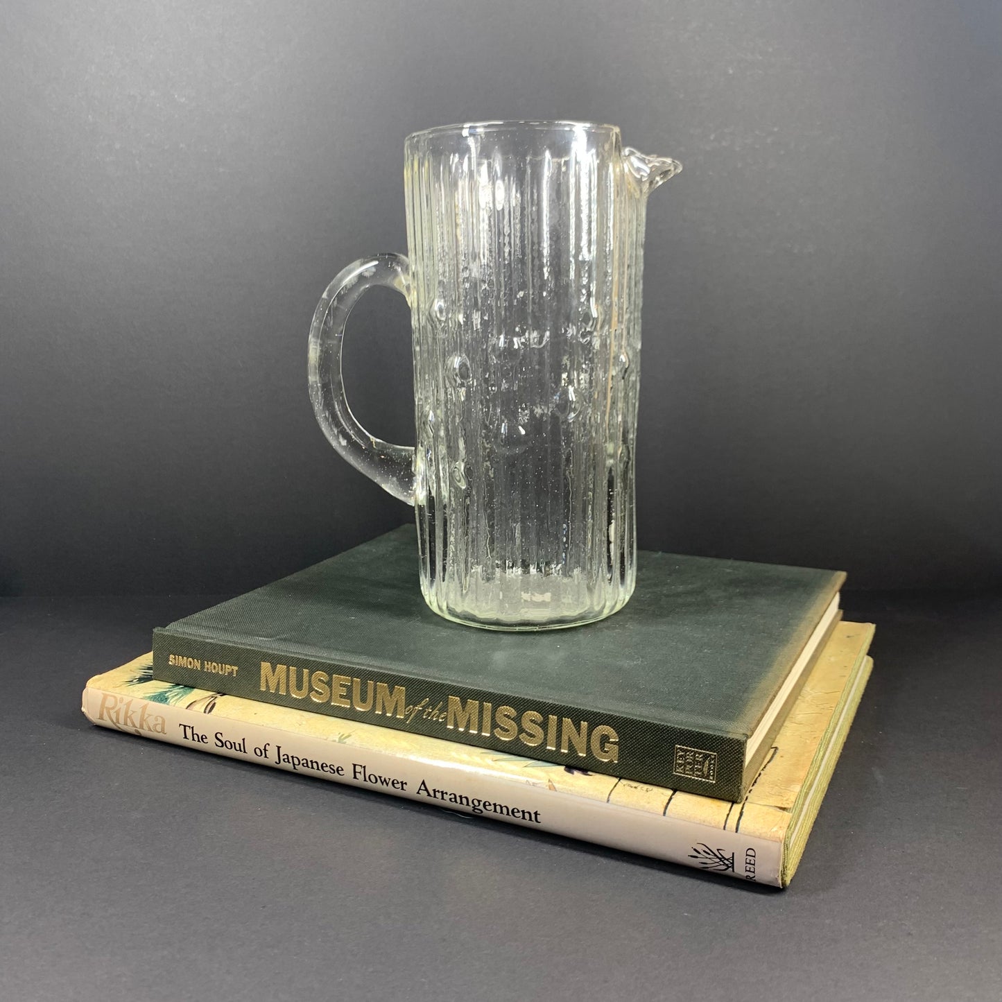 Vintage Iittala Mesi clear glass jug