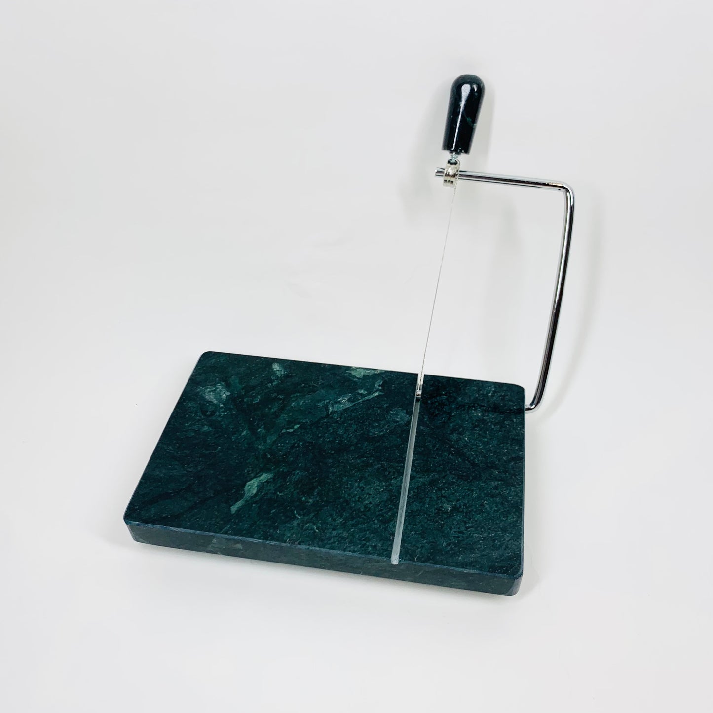 Vintage green marble cheese cutter