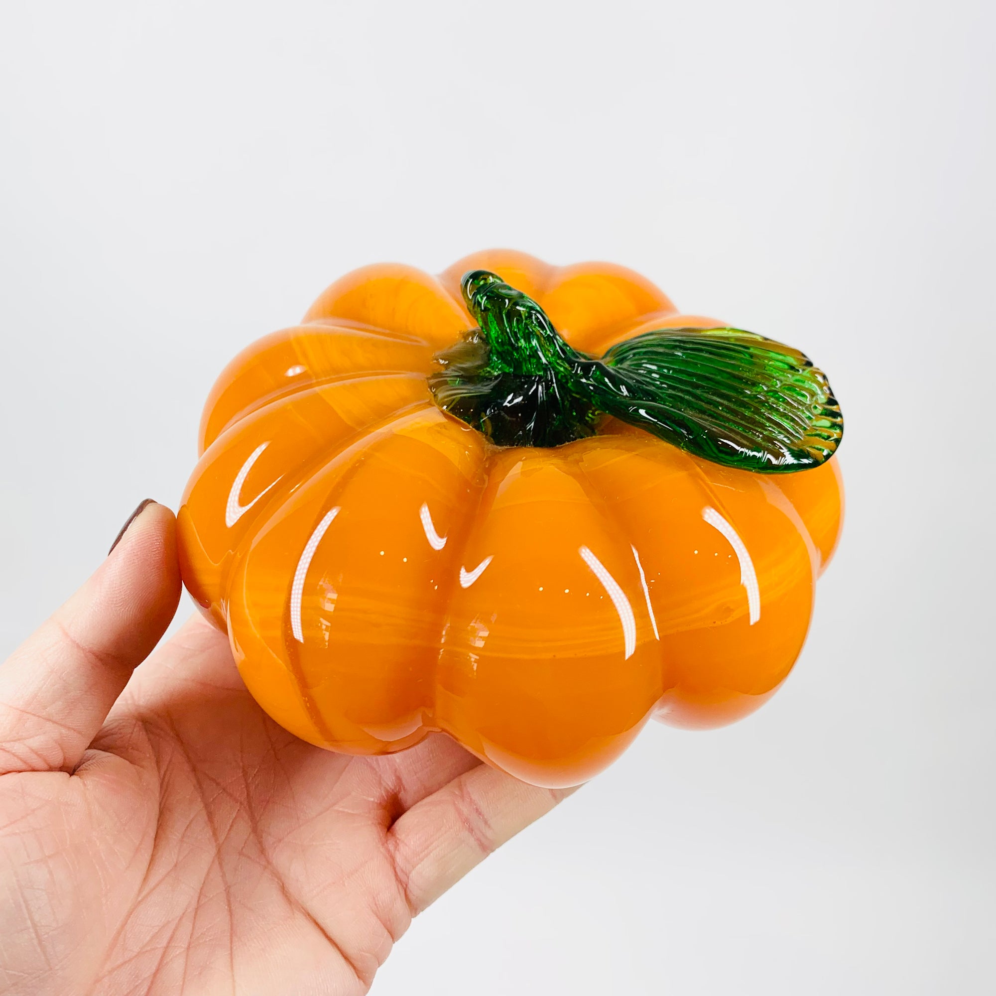 Midcentury Italian glass fruit