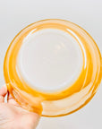 Rare vintage American Fire King lustreware glass serveware