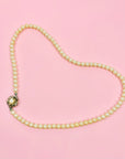 1960s single strand pearls necklace