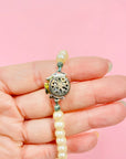 1960s single strand pearls necklace