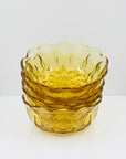 Antique Depression amber glass bowl