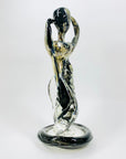 Vintage Murano abstract art glass sculpture of a dancer with aventurine