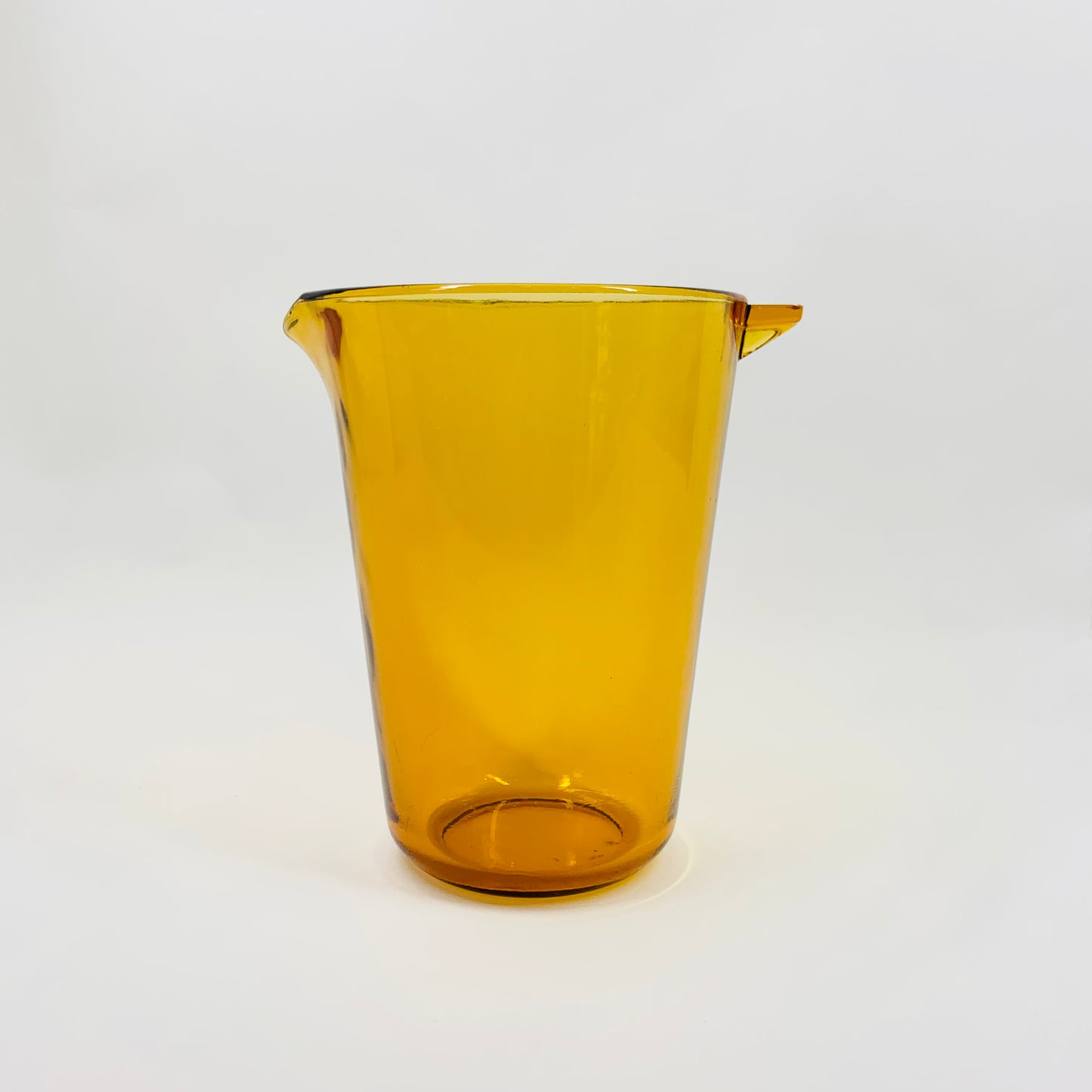 Extremely rare retro amber glass jug/cocktail mixer