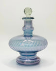 Vintage cut glass iridescent decanter