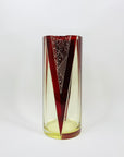 Extremely extremely rare antique Art Deco ruby enamel and citrine glass jug and matching wine glasses set by Karl Palda