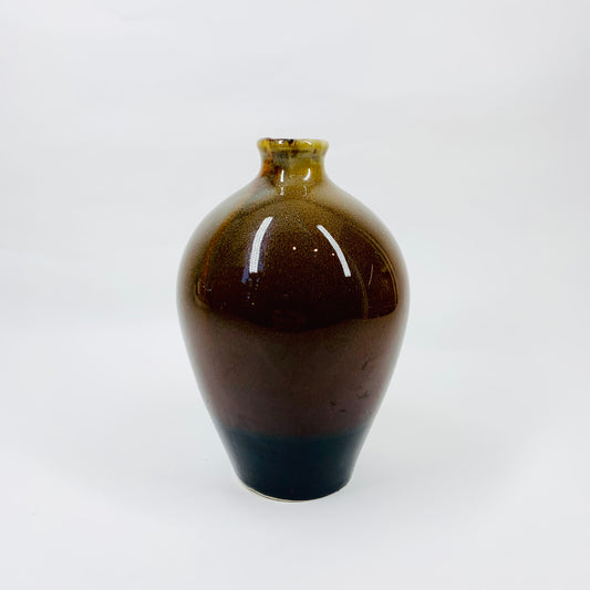 MCM Japanese 2 tone pottery bud vase