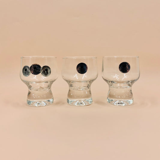 Vintage Crown Corning port glasses