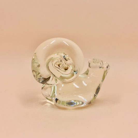 MCM hand made glass snail