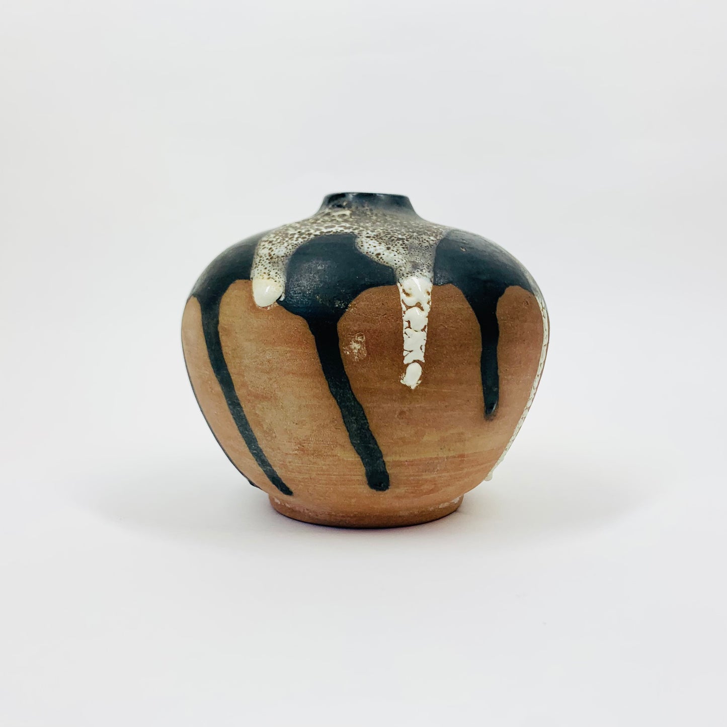 1974 hand made Australianl CH studio glazed pottery mini vase