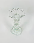 Vintage cut crystal candle holder