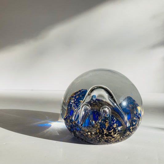 Space Age Murano glass paperweight