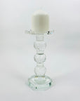 Vintage cut crystal candle holder