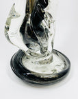 Vintage Murano abstract art glass sculpture of a dancer with aventurine