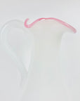 ANTIQUE FRENCH WHITE OPALINE GLASS JUG
