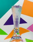 Extremely rare faceted paperweight stem wine glasses