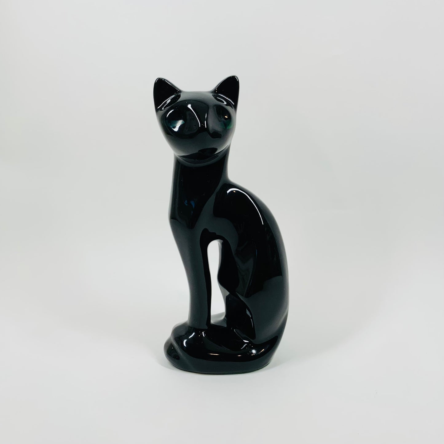 BLACK PORCELAIN CAT